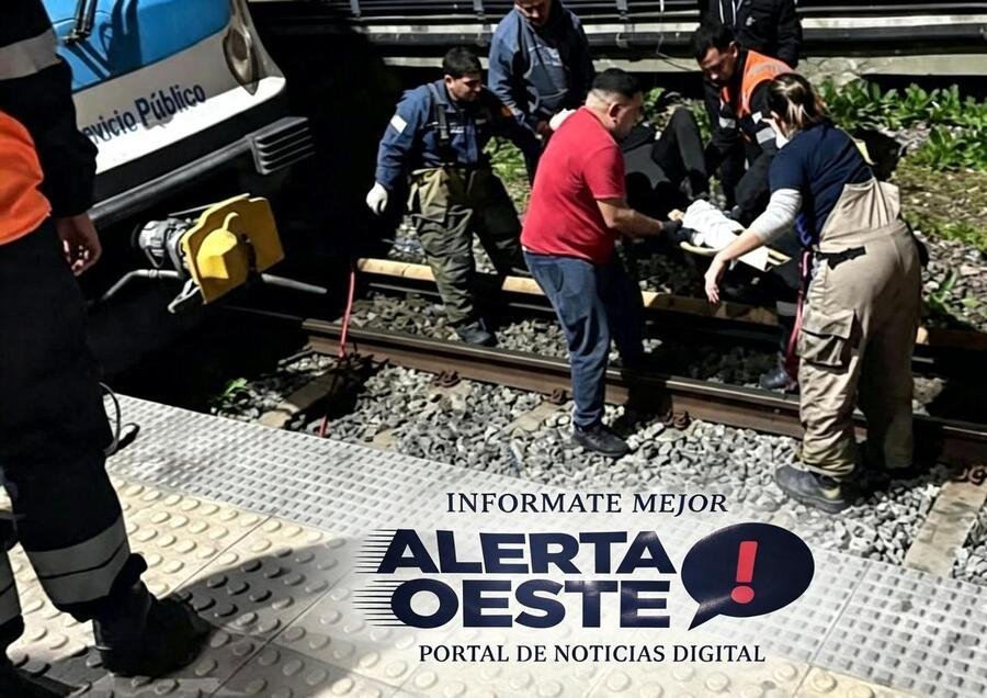 Merlo: Rescataron con vida a una mujer que intentó quitarse la vida en las vías del tren